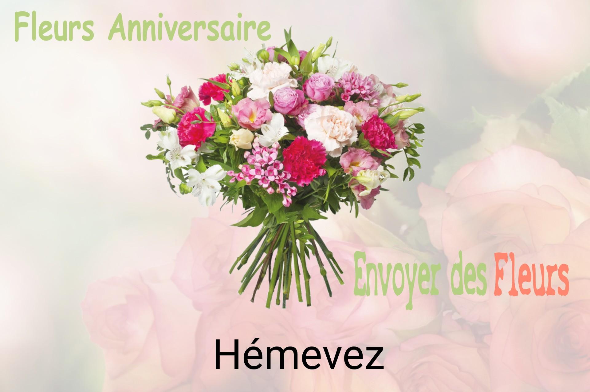 Bouquet de fleurs d’anniversaire livré à Hémevez